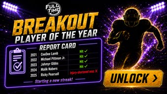 Unlock the 2026 FullTime Fantasy Breakout Player of the Year
